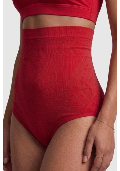 Fit Women Yüksek Bel Göbek Ve Bel Külot Korse 1050 Kırmızı