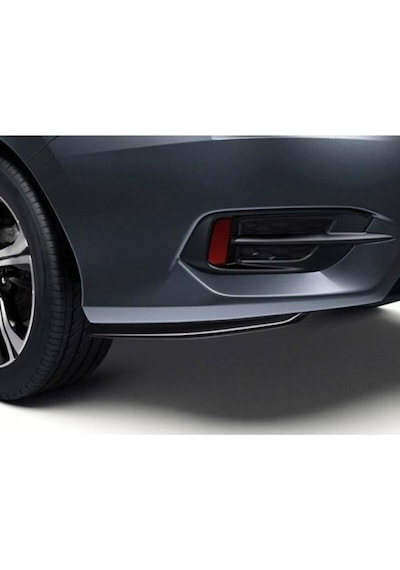 Honda Civic Fc5 2016 - 2021 Ithal Ön - Arka Flap Piano Black