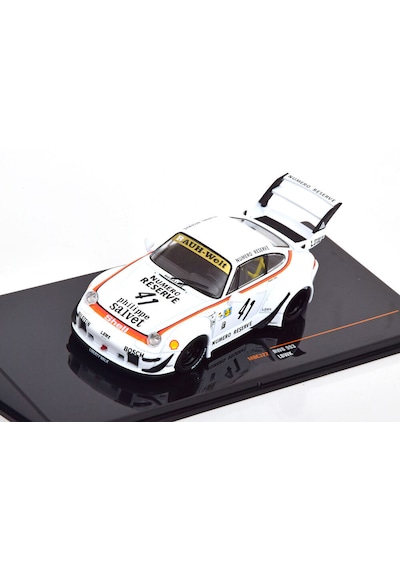 1:43 Ölçek Ixo 1996 Porsche Rwb 993 Lbwk 41 Diecast Metal Minyatür Model Araba 10cm