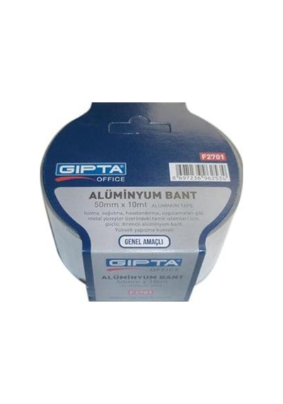 Alüminyum Bant 50Mmx10Mt Yüksek Yapışma Kuvveti (Genel Amaçlı)