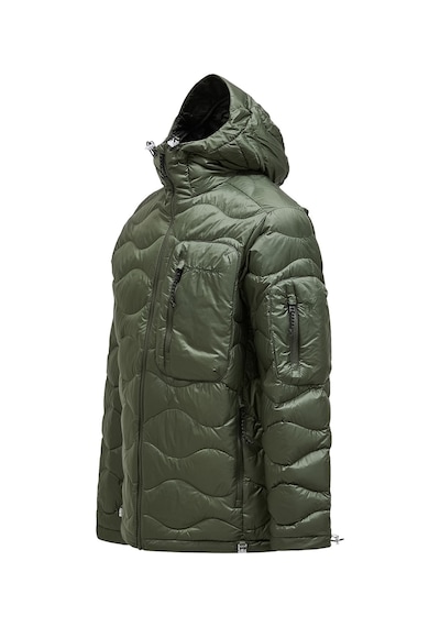 Peak Performance M Helium Utility Down Hood Jacket 28877 Haki