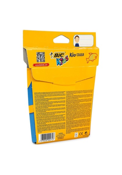 Bic Kid Couleur Ultra Yıkanabilir Keçeli Boya Kalemi 12'Li Bic