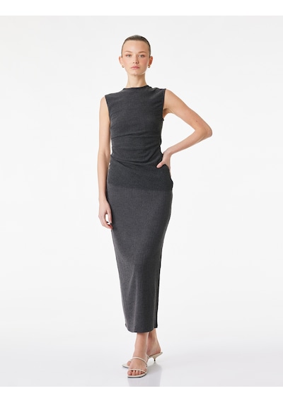 Koton Bürümcük Kumaş Asimetrik Kesim Drape Detaylı Kolsuz Bisiklet Yaka Bluz Antrasit 6sak10089ek Koton Bürümcük Kumaş Asimetrik Kesim Drape Detaylı Kolsuz Bisiklet Yaka Bluz Antrasit 6sak10089ek