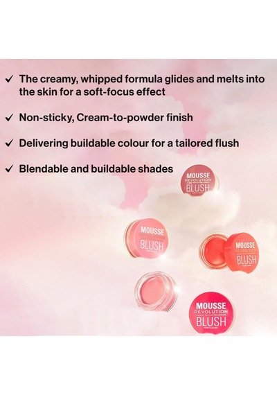 Lexroo Revolution Mousse Allık Blossom Rose Pınk
