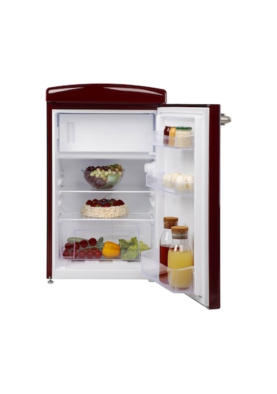 Vestel Retro SB14111 122 L Statik Buzdolabı Bordo