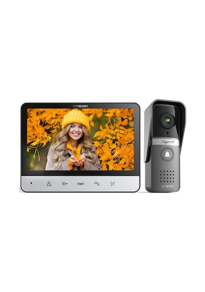 Tmezon Görüntülü Kapı İnterkom Sistemi 4 Kablolu, Kameralı Kapı İnterkom Sistemi, Kablolu Kapı Zili İle 7" Monitör, Gece Görüş Cihazı, Canlı Görüntü Ve Konuşma, Monitörle Kilit Açma, 16 Zil Sesi Tmezon Görüntülü Kapı İnterkom Sistemi 4 Kablolu, Kameralı Kapı İnterkom Sistemi, Kablolu Kapı Zili İle 7" Monitör, Gece Görüş Cihazı, Canlı Görüntü Ve Konuşma, Monitörle Kilit Açma, 16 Zil Sesi