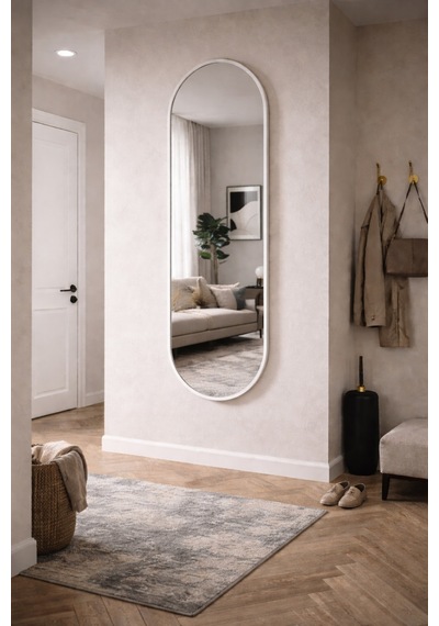 Enc Home 160x60 Beyaz Boy Aynası