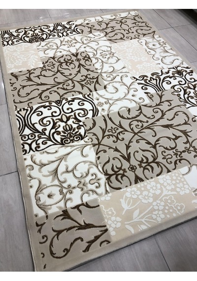Flora Halı Elit 0129 A Bej 165X230 Krem Kahve 4 M2 Halı !
