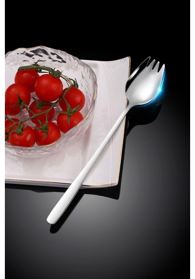 Ayrex 304 Çelik Silver Çatallı Kaşık Sofra Salata Tatlı Meyve Çatalı Cin751by Diğer