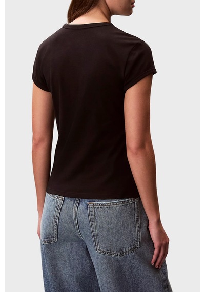 Calvin Klein Bayan T Shirt Lv047f815g Ub1 Siyah