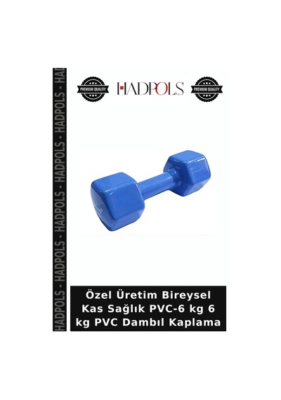 Özel Üretim Bireysel Kas Sağlık Pvc-6 Kg 6 Kg Pvc Dambıl Kaplama