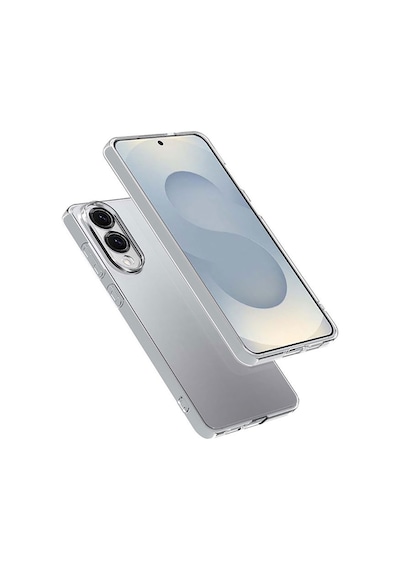 Samsung Galaxy Uyumlu S25 Edge Kılıf Zore Süper Silikon Kapak Seffaf