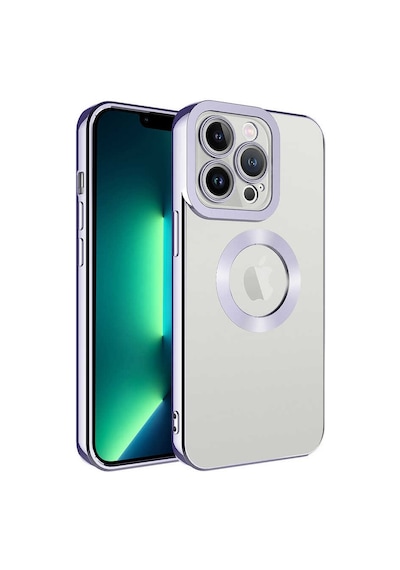 Kilifone - Apple Uyumlu iPhone 13 Pro Max - Kılıf Kamera Korumalı Tatlı Sert Omega Kapak - Lila