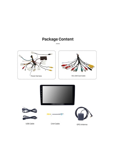 Toyota Avensis 2002-2008 Uyumlu Multi Medya Navi Gasyon Usb Kamera Carplayer