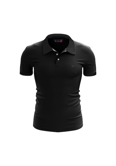 Raru Polo T-shirt Astrum Siyah SIYAH