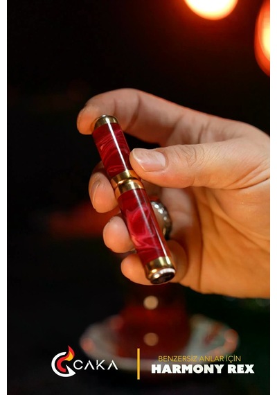 Caka Lighter Rex Harmony Kırmızı Benzinli Çakmak - Ckl-077