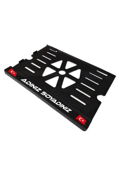 İsimli Kişiye Özel Pleksiglass Lazer Kesim Motor Plakalığı