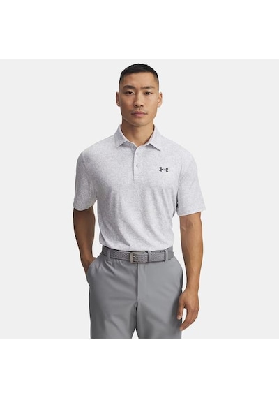 Under Armour Playoff 3.0 Printed Erkek Beyaz Polo Yaka Tişört