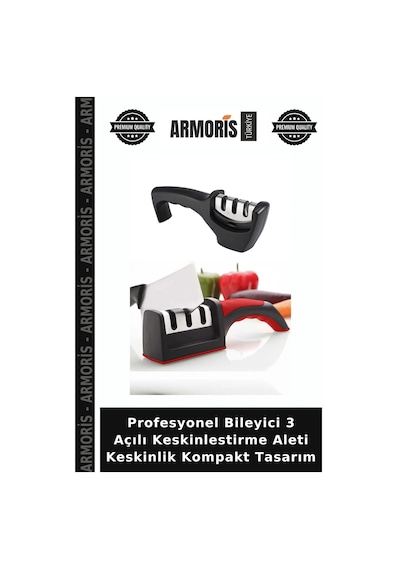 Profesyonel Bileyici 3 Açılı Keskinlestirme Aleti Keskinlik Kompakt Tasarım Diğer