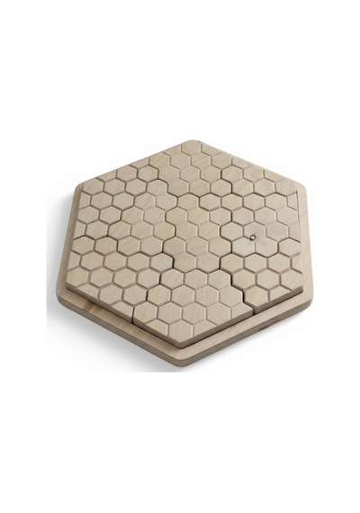 Ahşap Eğitici Petek Puzzle Model Yapboz