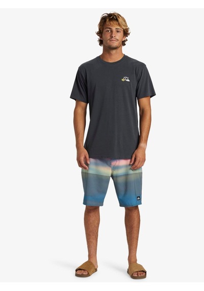 Quiksilver Spaceman Mlw Erkek T-shirt-28529-koyu Gri Koyu Gri