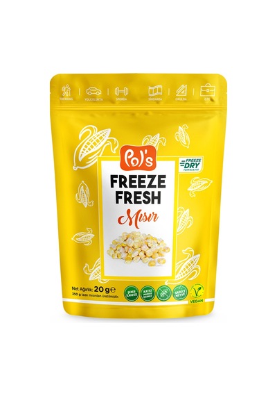 Pol's Freeze Fresh Mısır 20 G - 8 Adet Tarı 120 G