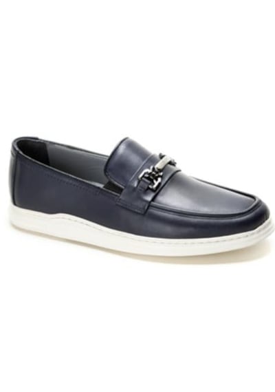 Pierre Cardin 191074 Lacivert Erkek Loafer Günlük Deri Ayakkabı