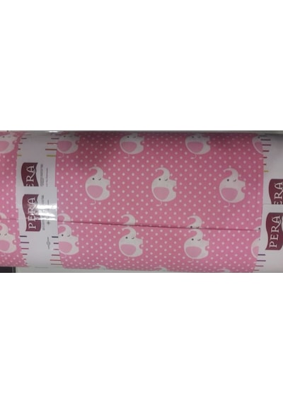 Akfil Poplin Nevresimlik Kumaş Çok Amaçlı En 240 Fil Desenli (461277306)