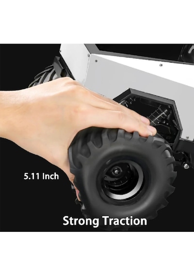 1:8 Dev Büyük Boy 4x4 Cybertruck Rc Kumandalı Uzaktan Kumandalı Araba 2.4 Ghz Işıklı Yeşil