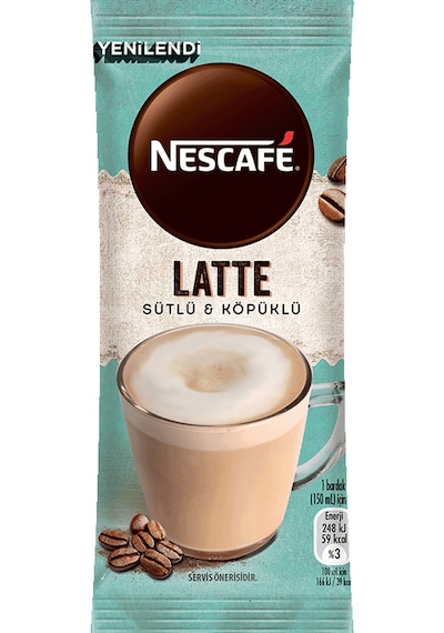 Nescafe Latte Sütlü Köpüklü Kahve 14,5 Gr X 24 Adet Çözünebilir