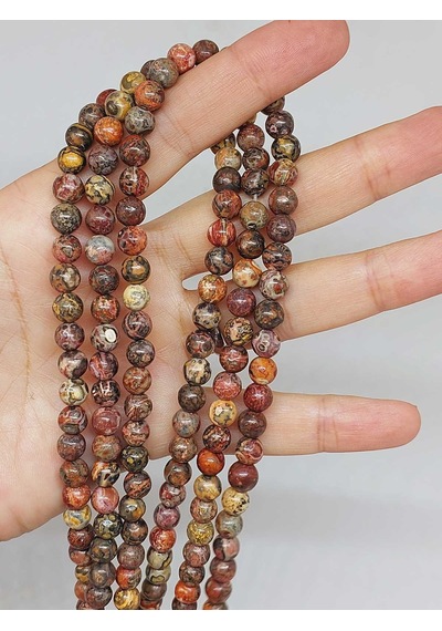 Jasper Taşı Dizi 6mm 55702 Çok Renkli