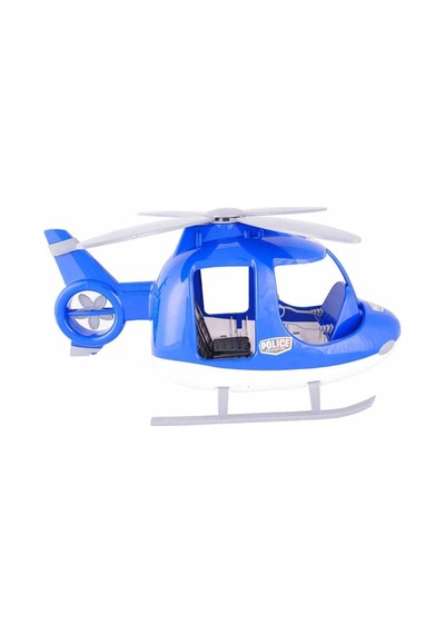 Farbu Oyuncak 46 CM Büyük Polis Helikopteri Mavi