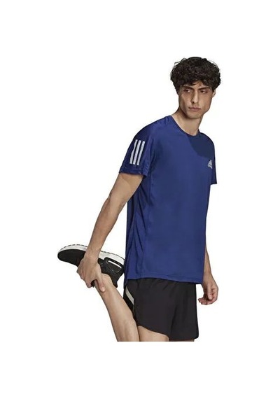 Adidas Own The Run Tee Erkek Tişört H34494 H34494 Mav Mavi