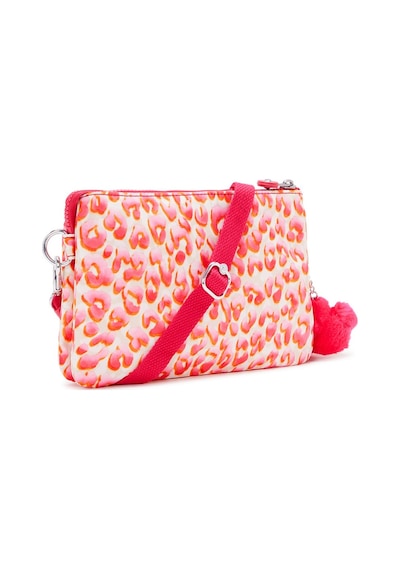 Kipling Kıplıng Riri Küçük Boy Omuz Çantası Çıkarılabilir Askılı Pembe Latın Cheetah Pembe