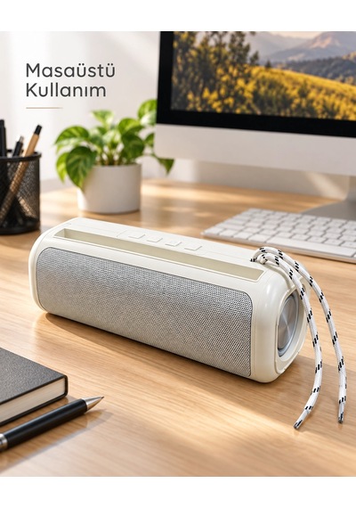 Güçlü Ses Çıkışlı Bluetooth Kablosuz Hoparlör Usb Girişli Ve Tf Kart Destekli Najmaddin