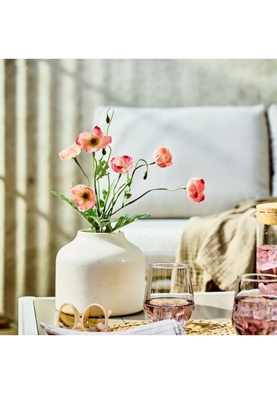 Ikea Smycka Yapay Buket, Turuncu, 36 Cm, İç-dış Mekan Gelincik