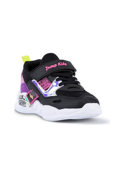 Jump 24936 D Siyah Mor Pembe Yürüyüş Koşu Siyah