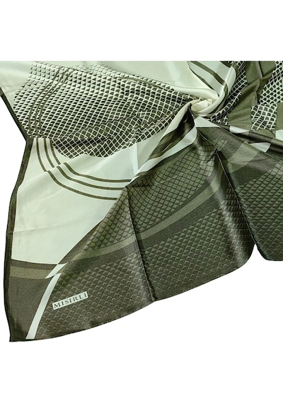 Mim Eşarp Mısırlı Eşarpları Emprime Kristal Sport Eşarp Haki