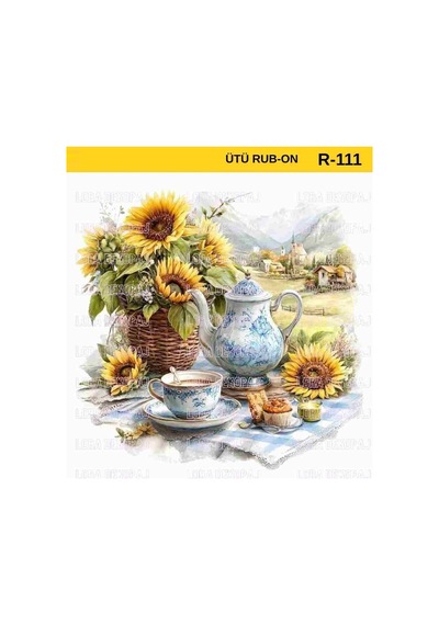 Ütü İle Rub On Transfer Kağıdı R-111 30x30 Cm