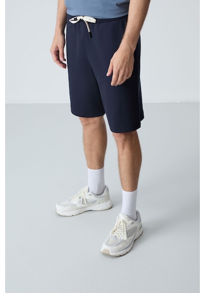 Air Jones Tommy Life Lacivert Pamuklu Kalın Yumuşak Dokulu Standart Fit Basic Erkek Şort - 81275 Lacivert Air Jones Tommy Life Lacivert Pamuklu Kalın Yumuşak Dokulu Standart Fit Basic Erkek Şort - 81275 Lacivert