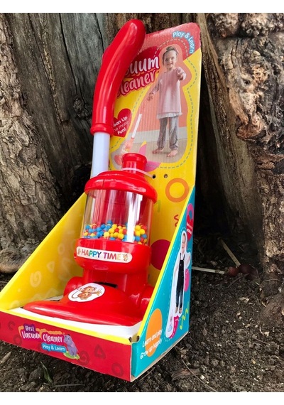 Oyuncak Dyson Dikey Süpürge Kırmızı