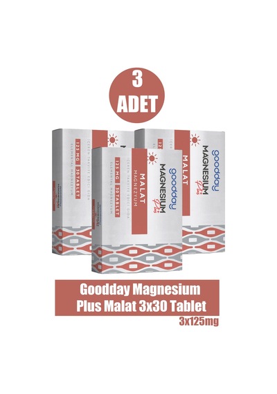Goodday Magnesium Plus Malat 30 Tablet 3 Adet