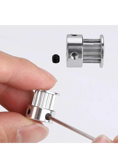 Alüminyum Gt2 Kasnak 16 Diş 4mm İç Çap