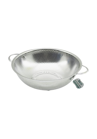 25cm Metal Kulplu Çelik Sepet Süzgeç İnce Tel Ayaklı 5468 Çok Renkli