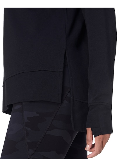 Sweaty Betty Sweaty Betty After Class Longline Sweatshir Kadın Siyah Sweatshirt Blk Siyah