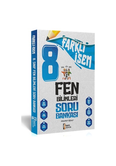 2025 Farklı İsem 8. Sınıf Fen Bil. Soru Bankası