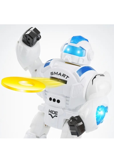 Birlik Oyuncak Uzaktan Kumandalı Disk Atan Süper Robot