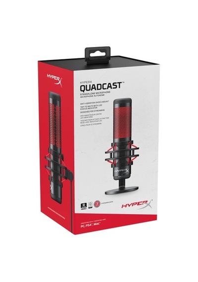 HyperX QuadCast HX-MICQC-BK Masa Üstü Mikrofon