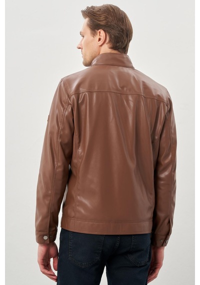 İmza Koyu Kahverengi Suni Deri Hakim Yaka Düz Yırtmaçsız Tam Astar Slim Fit Casual Deri Mont 1038245151 Koyu Kahverengi İmza Koyu Kahverengi Suni Deri Hakim Yaka Düz Yırtmaçsız Tam Astar Slim Fit Casual Deri Mont 1038245151 Koyu Kahverengi