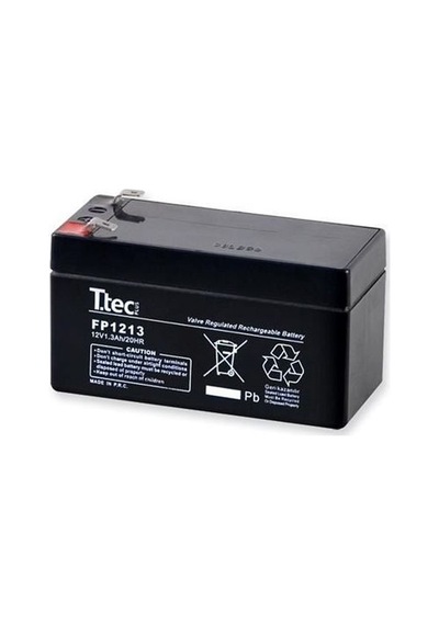 Ttec 12 Volt 1.3 Amper Kuru Akü 12v 1.3a 2024 Üretim